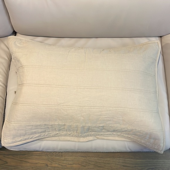 Ralph Lauren Set of 2 Pillow Cover Linen Blend Neutral Tan - Picture 1 of 12